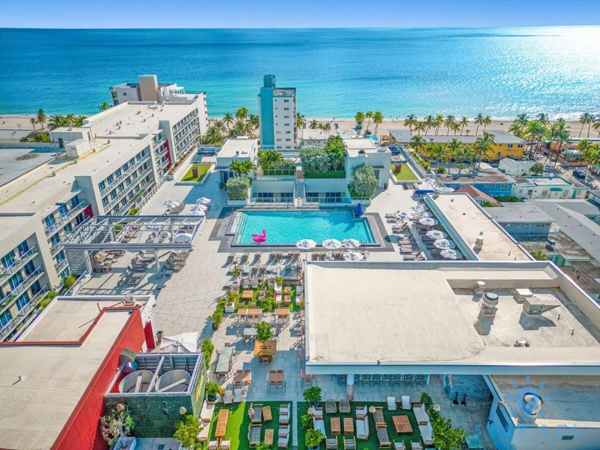 Tropical Oasis - Rooftop Pool- Near Beach - Gym Hollywood Eksteriør billede